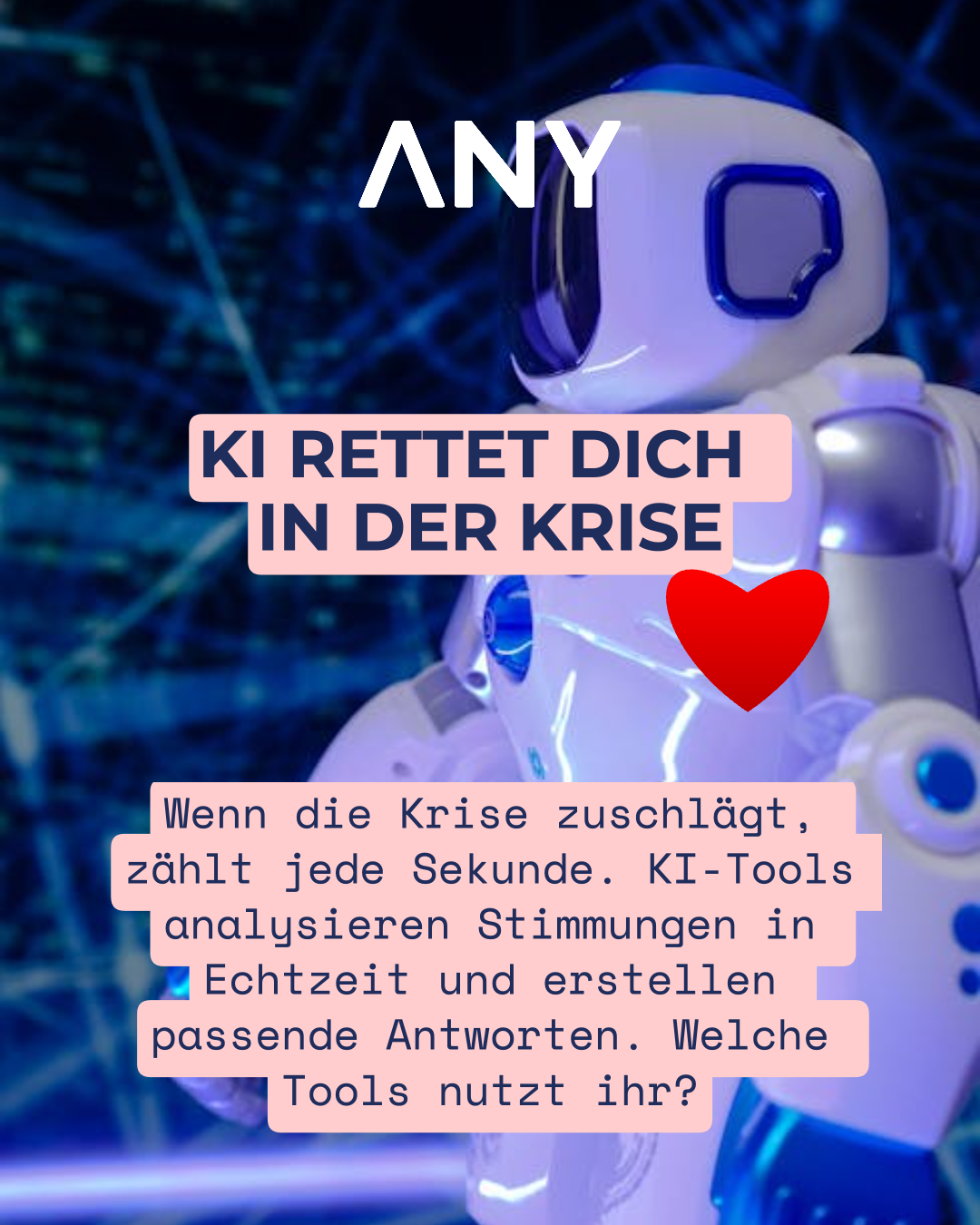Wenn die Krise zuschlägt, zählt jede Sekunde. Mit KI-Tools kannst du Stimmungen in Echtzeit analysieren und passende Antworten generieren. Das ist extrem hilfreich, wenn man schnell handeln muss. Welche Tools nutzt ihr in solchen Situationen? Ich bin gespannt auf eure Erfahrungen und Tipps! #Künstli